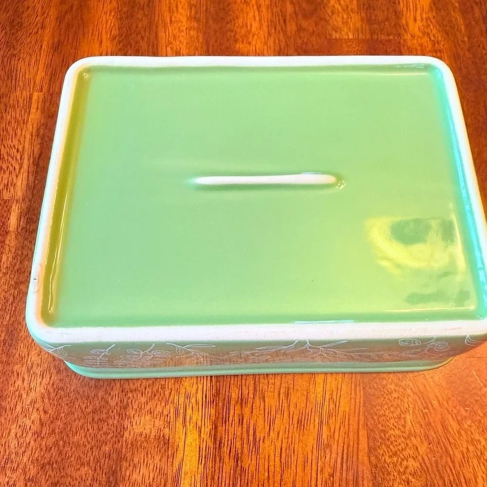 Alltrue Botanical‎ Ceramic Loaf Pan, 16.8cm x 12.4cm x 6.4cm